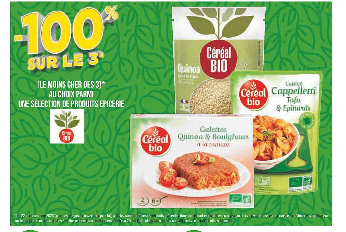 produits épicerie céréal bio