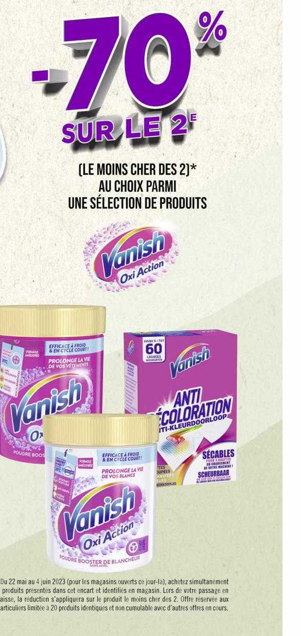 produits vanish oxi action