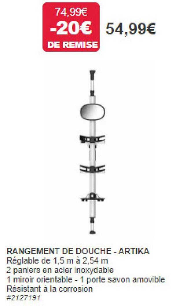 Rangement De Douche - Artika