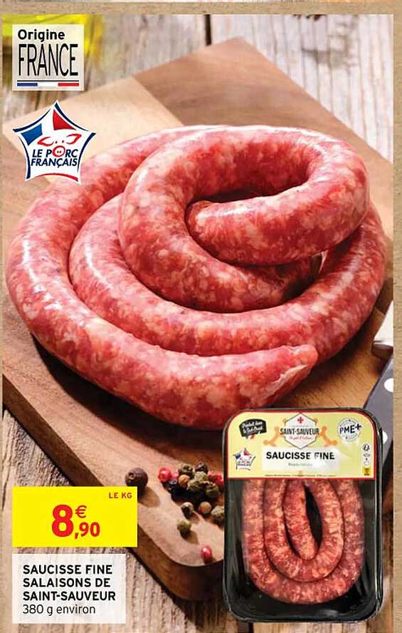 saucisse fine salaisons de saint-sauveur