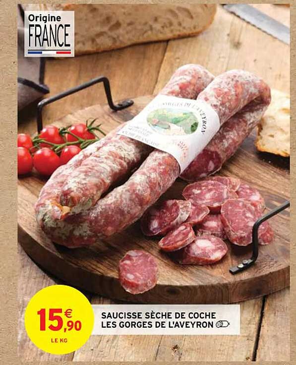 Saucisse Sèche De Coche Les Gorges De L'aveyron
