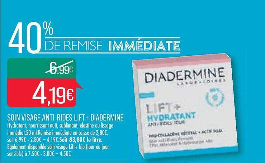 soin visage anti-rides lift+ diadermine