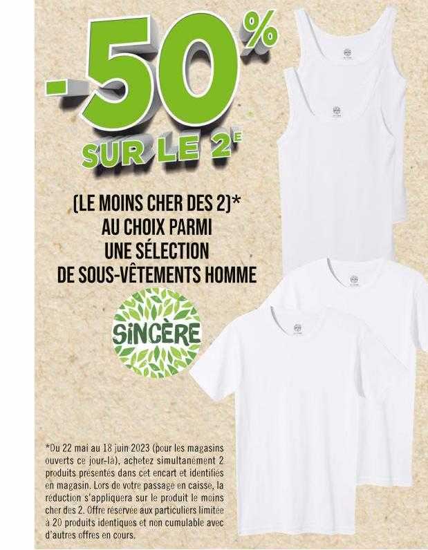 sous-vêtements homme sincère
