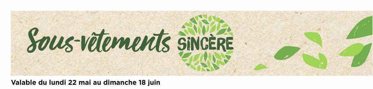 sous-vêtements sincère