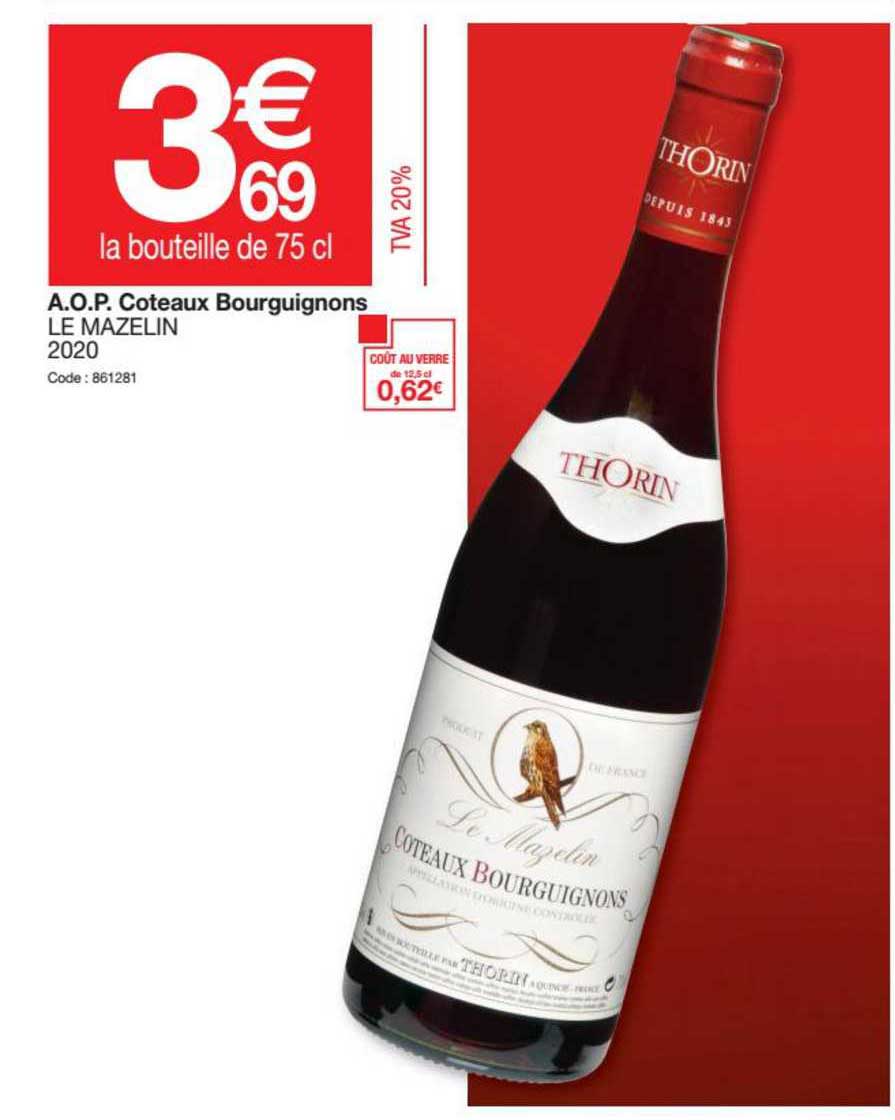 a.o.p. coteaux bourguignons le mazelin