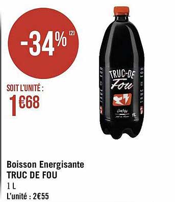 boisson énergisante truc de fou