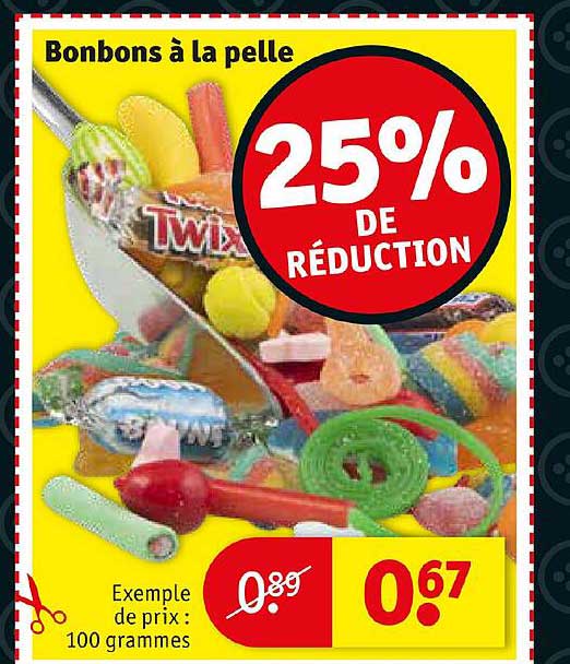 Bonbons à La Pelle 25% De Réduction