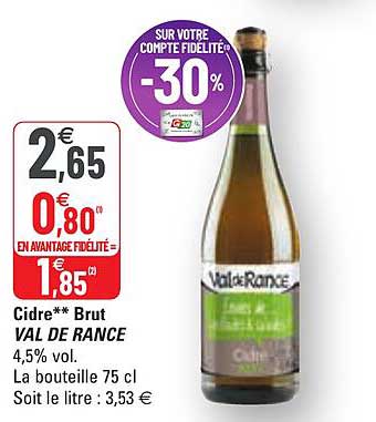 cidre brut val de rance