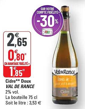 cidre doux val de rance