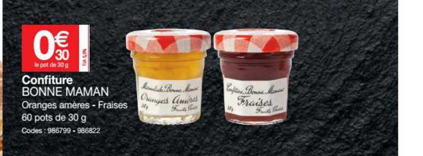 confiture bonne maman