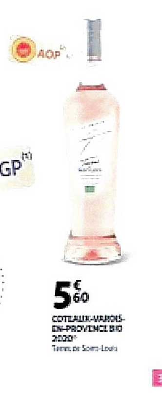 coteaux-varois-en-provence bio 2020