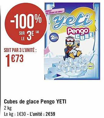 Cubes De Glace Pengo Yeti