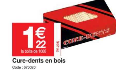cure-dents en bois
