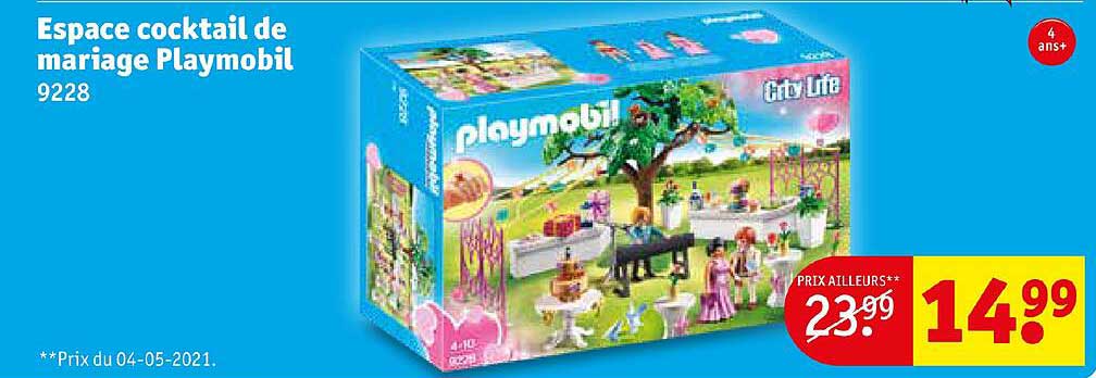 espace cocktail de mariage playmobil