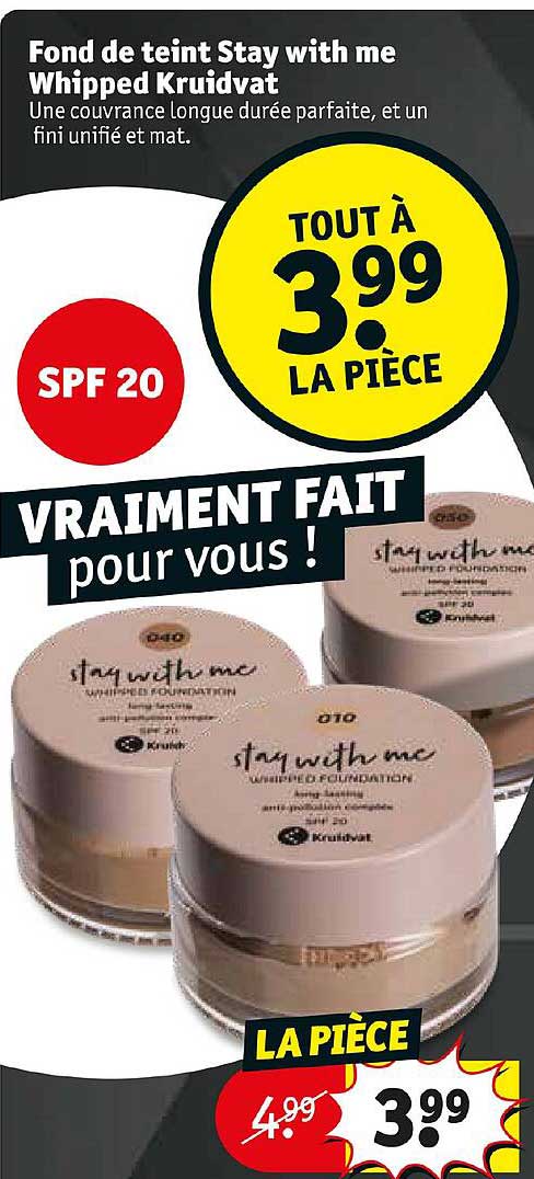 fond de teint stay with me whipped kruidvat
