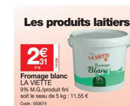 Fromage Blanc La Viette