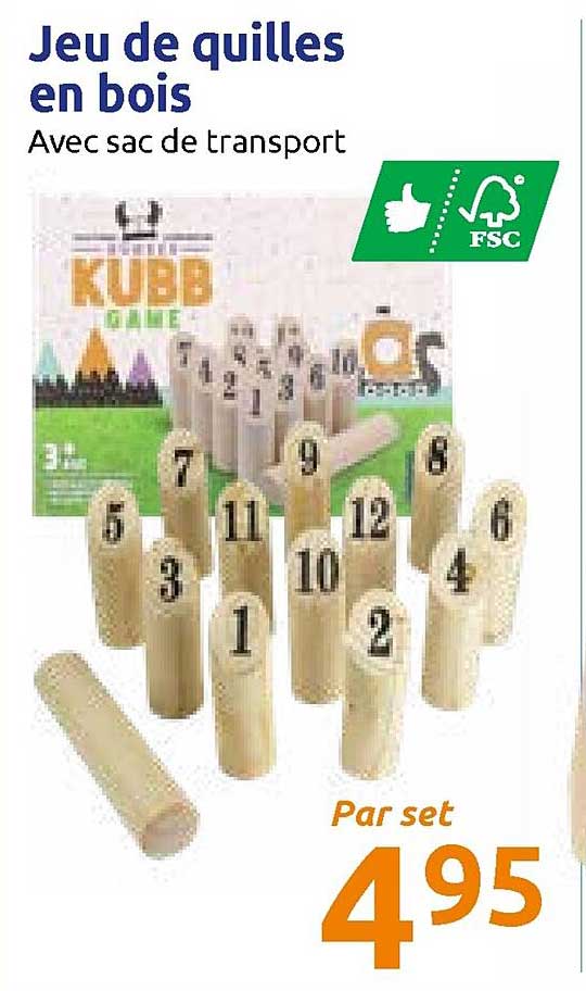 Jeu De Quilles En Bois