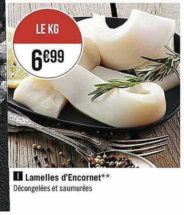 lamelles d'encornet