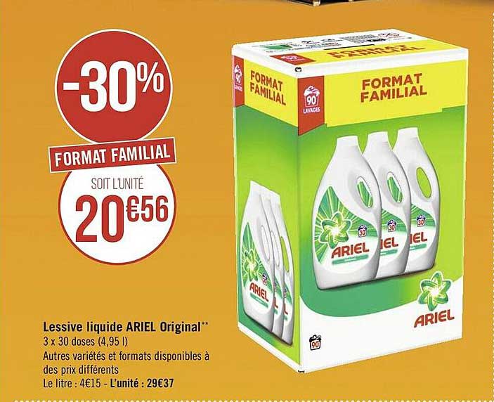 Lessive Liquide Ariel Original