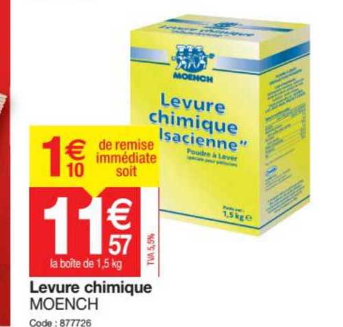 levure chimique moench