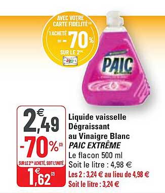liquide vaisselle dégraissant au vinaigre blanc paix extrême