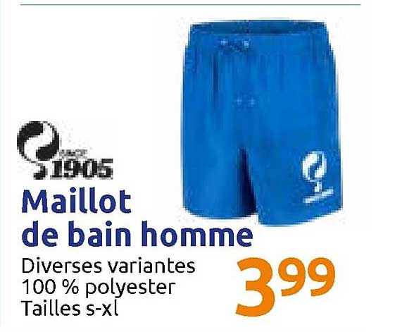 maillot de bian homme 1905