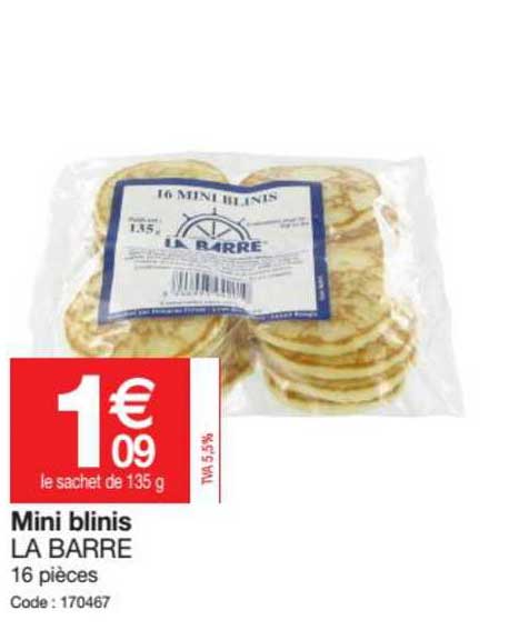 Mini Blinis La Barre
