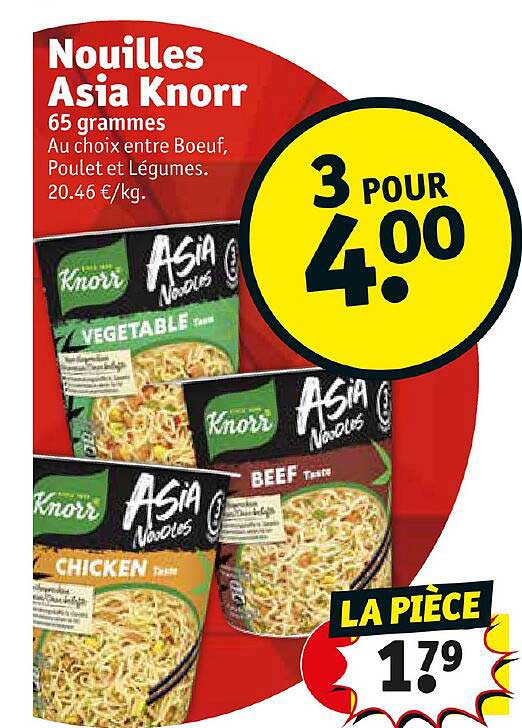 nouilles asia knorr