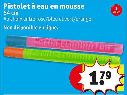 Pistolet à Eau En Mousse