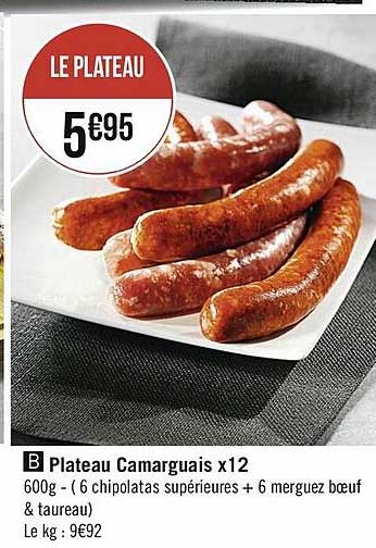 plateau camarguais x12