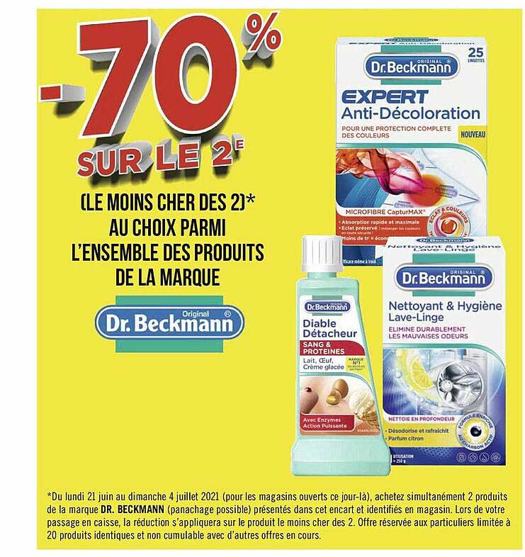 produits de la marque dr. beckermann