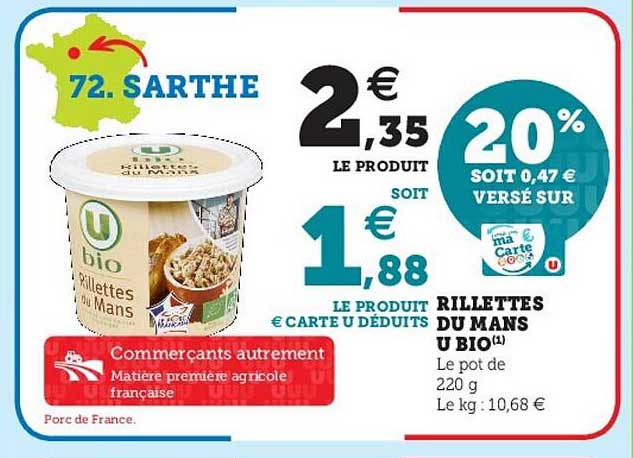 Rillettes Du Mans U Bio