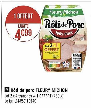 rôti de porc fleury michon