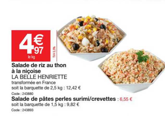 salade de riz au thon à la niçoise la belle henriette