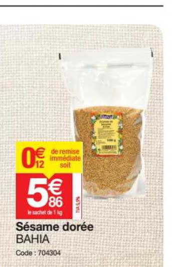 sésame dorée bahia