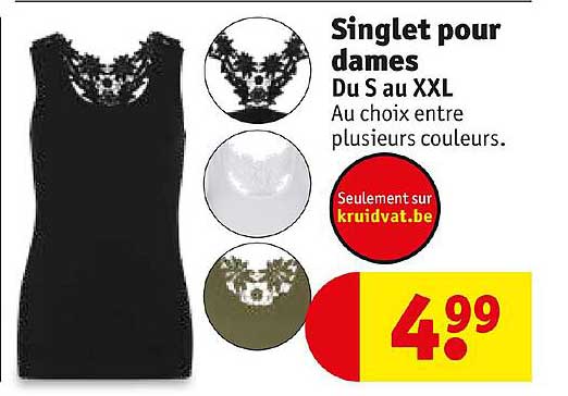 Singlet Pour Dames