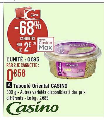 Taboulé Oriental Casino