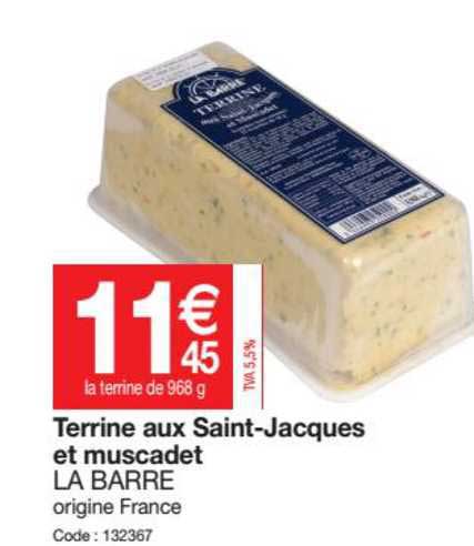 terrine aux saint-jacques et muscadet la barre