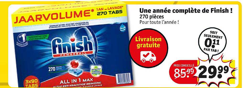 une année complète de finish