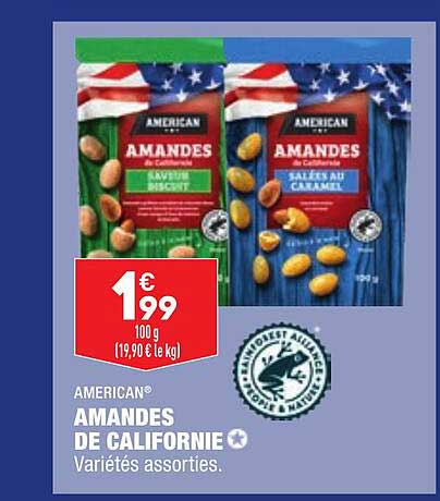amandes de californie american