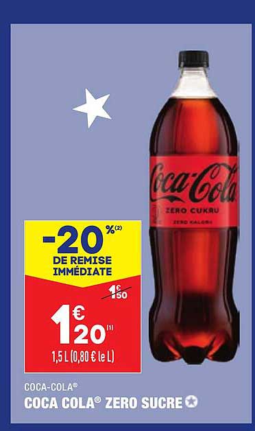 coca-cola zéro sucre