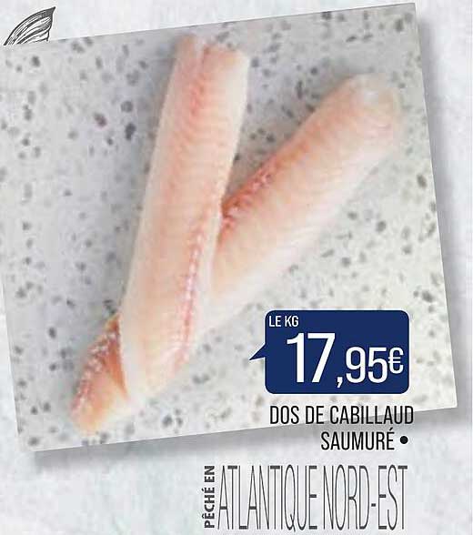 Dos De Cabillaud Saumuré