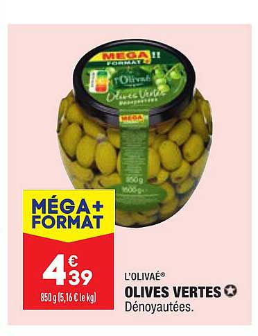 Olives Vertes L'olivaé