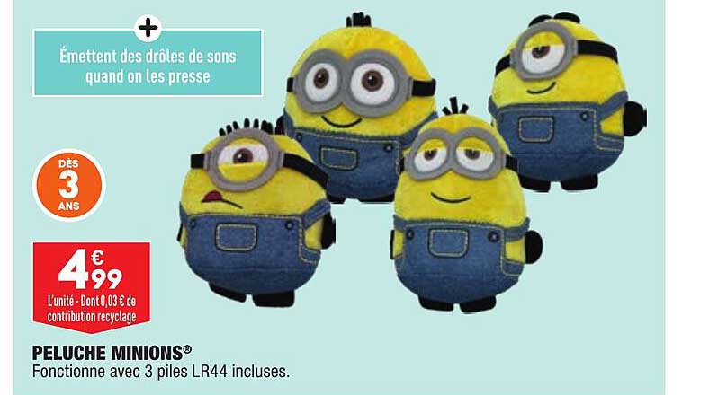 Peluche Minions