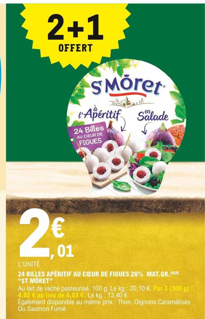 24 billes apéritif au cœur de figues 28% mat. gr. "st môret"