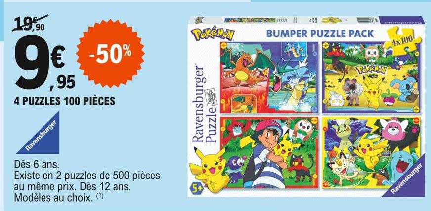 4 Pizzles 100 Pièces Ravensburger