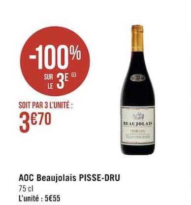 aoc beaujolais pisse-dru