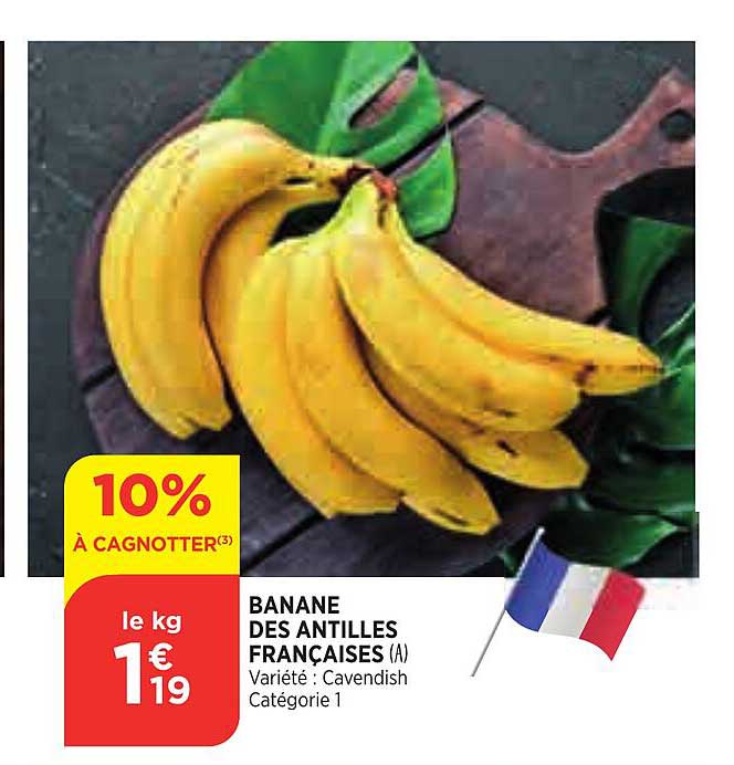 banane des antilles françaises