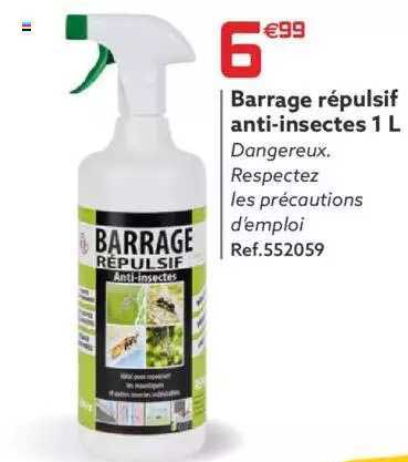 barrage répulsif anti-insectes 1 l