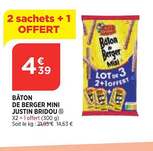 bâton de berger mini justin bridou